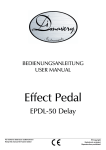 Dimavery EPDL-50 Delay User Manual