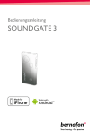 SoundGate 3 Bedienungsanleitung
