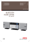 BLUETOOTH MUSIK CENTER