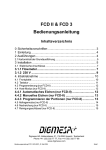 FCD II & FCD 3 Bedienungsanleitung