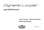 Dynamic Looper owner's manual