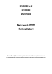 Netzwerk DVR Schnellstart