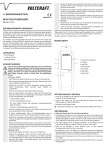 BEDIENUNGSANLEITUNG MF-50 FEUchTE - Conrad-RUS