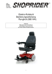 Elektro-Rollstuhl Bedienungsanleitung Rungholt (888 WA)