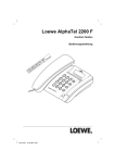 Loewe AlphaTel 2200 F