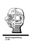 Bedienungsanleitung LC 80