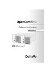 Bedienungsanleitung OpenCom 510