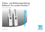 Einbau- und Bedienungsanleitung Rollotron® Pro comfort DuoFern®