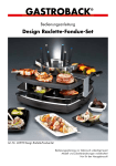 Design Raclette-Fondue-Set