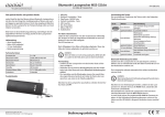 Bluetooth-Lautsprecher MSS-520.bt Bedienungsanleitung