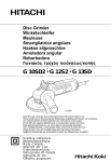 G 10SD2 • G 12S2 • G 13SD Disc Grinder Winkelschleifer