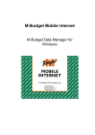 M-Budget Mobile Data Manager