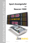 Bedienungsanleitung Naucon 1000 D V14.1
