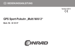 GPS Sport-Pulsuhr „Multi NAV-3“