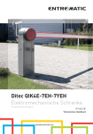 Ditec QIK4E-7EH-7YEH Elektromechanische Schranke