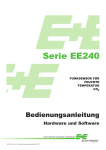 Serie EE240 - E+E Elektronik Ges.m.b.H