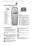 Gigaset A140/Gigaset A240 deutsch Sicherheitshinweise $ ƒ