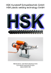 HSK Kunststoff Schweißtechnik HSK plastic welding