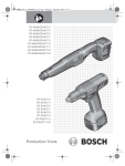 Bedienungsanleitung Bosch BT Exact Akkuschrauber