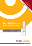 Kabel Digital Receiver - Bedienungsanleitung