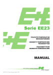 EE23 Notice d'utilisation - E+E Elektronik Ges.m.b.H