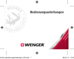 Bedienungsanleitungen - Wenger Notebooktasche