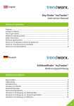 Schlüsselfinder "myTracker" Key Finder