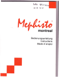 Mephisto Montreal 68000 Bedienungsanleitung