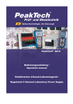 PeakTech® 6215 - Energiatehnika