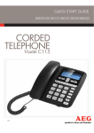 CORDED TELEPHONE