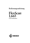 FlexScan L665 Bedienungsanleitung