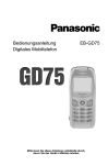 Bedienungsanleitung EB-GD75 Digitales Mobiltelefon