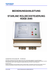 bedienungsanleitung starline roldecksteuerung