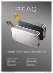 Portable DAB+ Radio PDR150BT-B/W