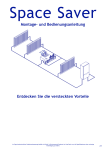 Montageanleitung und Bedienungsanleitung SPACESAVER