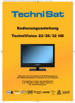 Bedienungsanleitung TechniVision 22/26/32 HD