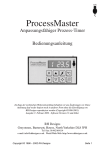 Bedienungsanleitung ProcessMaster