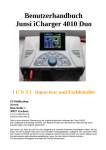 Deutsche Anleitung für Junsi iCharger 4010 Duo - ZJ