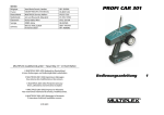Car 301 D2 - Instructions Manuals