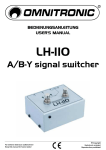 A/B-Y signal switcher - LTT
