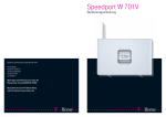 Bedienungsanleitung für Speedport W 701V