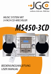 JGC – MS4503CD (Music System mi 3-fach CD