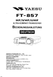 FT-857 Bedienungsanleitung Deutsch