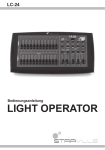 Bedienungsanleitung • LIGHT OPERATOR • LC-24