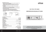 BEDIENUNGSANLEITUNG ELTAX CR-660