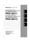 PRA-BD11 PRA-BD12 - Pioneer Electronics