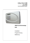 SMS-Funk-Alarmanlage EAS Installation