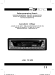AR 661 CD / MP3 Autoradio mit CD-Player