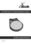 DT-950 Drum Trainer Rhythm Coach Bedienungsanleitung