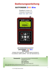 Bedienungsanleitung Satfinder 3 HD Deutsch